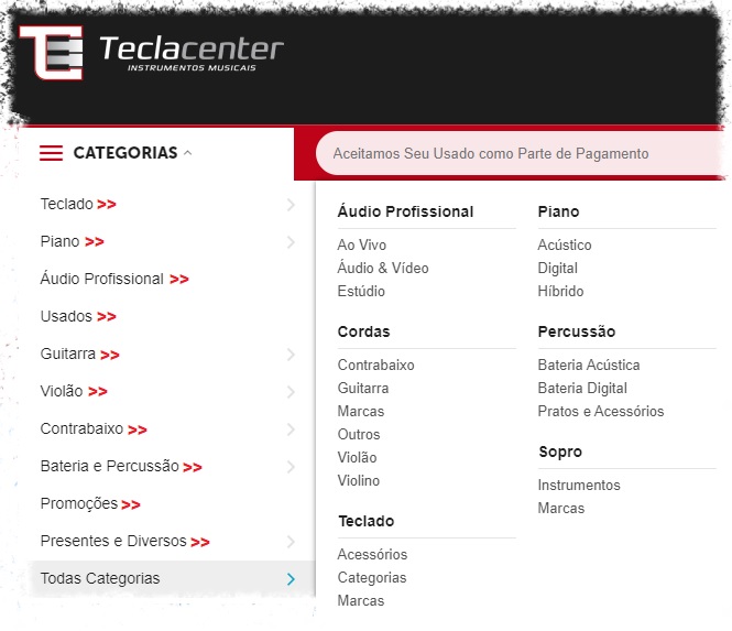 categorias tecla center